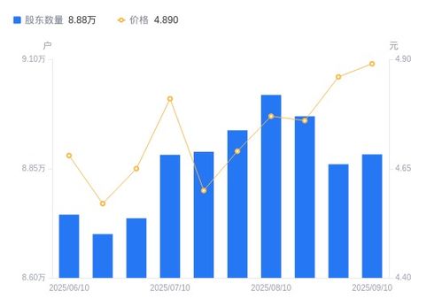 中泰化学A股股东结构变动分析 户数增加，持股集中度略降